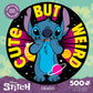 Ceaco - Disney - Lilo & Stitch - Stitch, Cute but Weird - 500 Piece Round Jigsaw Puzzle for Adults - Challenging Puzzle Perfect for Game Nights