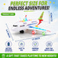 Toysery Airbus A380 Bump and Go Airplane Toy, Lights & Sounds, Ages 3-12