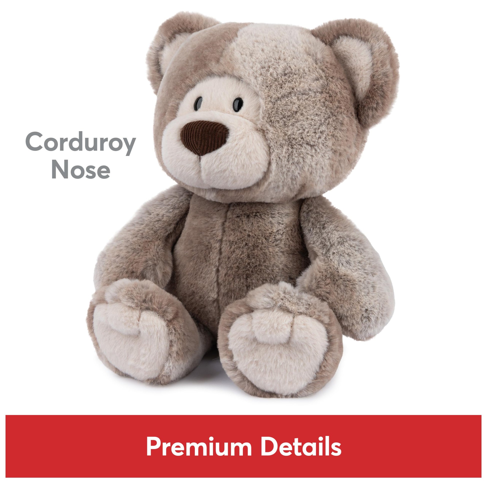 GUND Mukki Teddy Bear, Premium Stuffed Animal for Ages 1 and Up, Brown/Cream, 10"