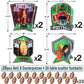 Football Party Table Centerpieces | 28 piece 3D Football Party Decoration Set | Football Birthday Party Supplies | Big Game Party Decorations | Game