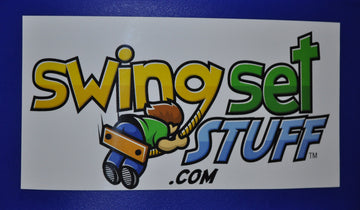 Swing Set Stuff Commercial Polymer Belt Seat (Red) with SSS Logo Sticker