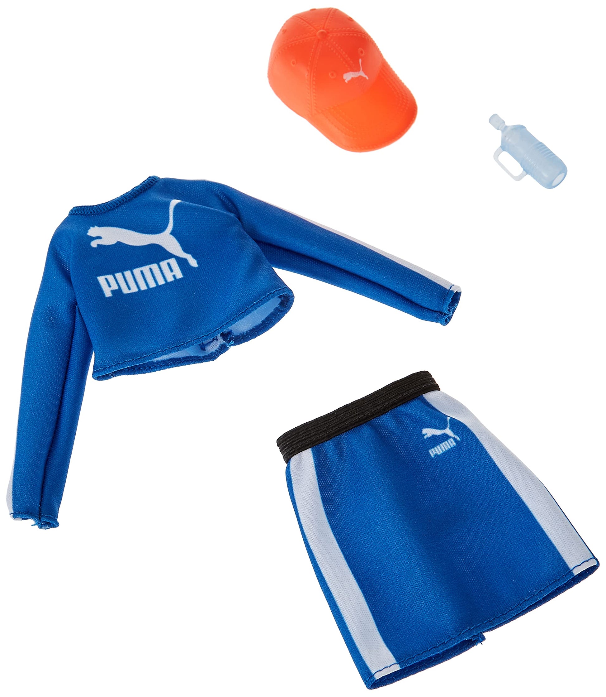 Barbie Clothes: Puma Branded Outfit Doll with 2 Accessories, Skirt Set