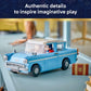 LEGO Harry Potter Enchanted Flying Ford Anglia Car Building Toy for Boys & Girls - Book Shelf & Bedroom Decor for Ages 14+ - W/Harry, Ron, & Hedwig