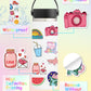 Sticker for Water Bottles, 400 Pcs/Pack Cute Vinyl Waterproof Vsco Laptop Stickers for School Students Gifts Classroom Teachers Prizes Stickers