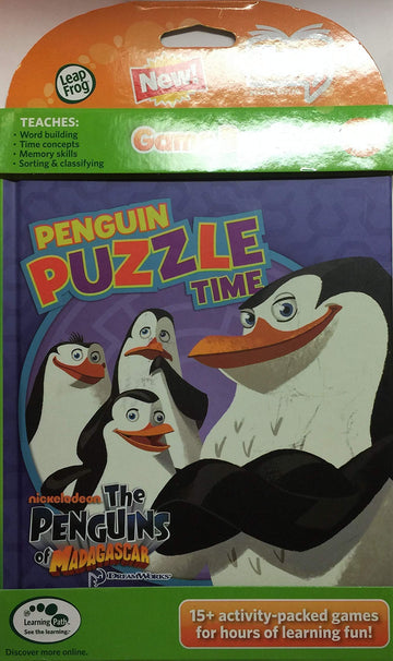 LeapFrog Tag Game Book: Penguins of Madagascar Puzzle Time