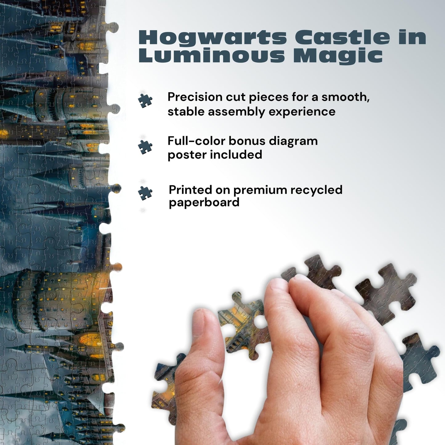 Ceaco - Thomas Kinkade Harry Potter - Hagwart's Castle - 1500 Piece Puzzle