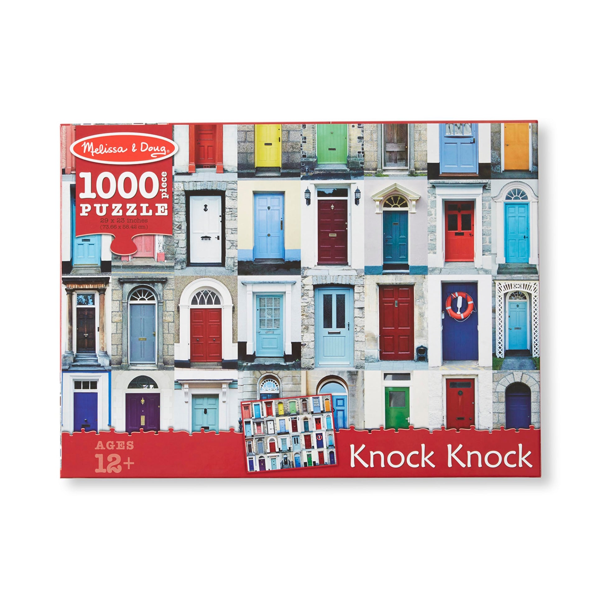 Melissa & Doug 1,000-Piece Knock Knock Doorways Jigsaw Puzzle (29 x 23 inches)