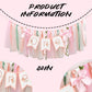 Upfirst Flower Fairy Highchair Banner