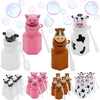4E's Novelty - Barnyard Farm Animal Bubbles Party Favors with Wands Includes - Horse, Sheep, Pig and Cow - Pack of 12