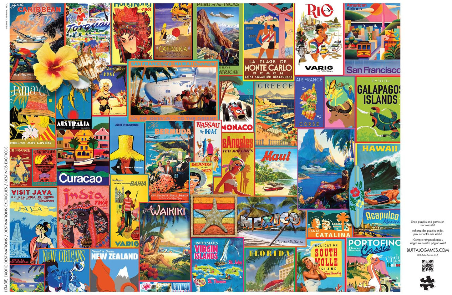 Buffalo Games - Exotic Destinations - 1000 Piece Jigsaw Puzzle for Adults