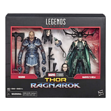 Marvel Legends Series Thor: Ragnarok 6"-Scale Movie-Inspired Skurge & Marvel’s Hela Collectible Action Figure 2 Pack