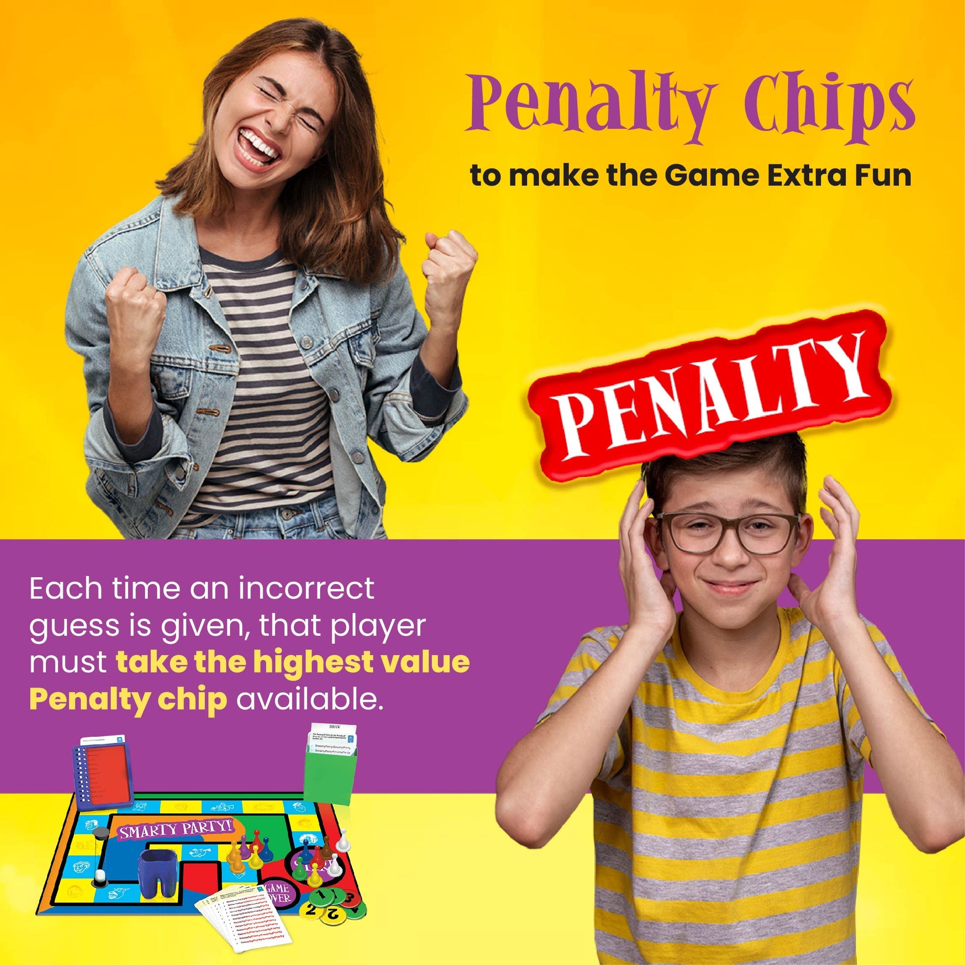 R&R Games Smarty Party 5th Edition Family Trivia Party Game for Ages 13+, 3-8 Players