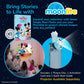 Moonlite Storybook Reels For Flashlight Projector, Kids Toddler | Mickey & Friends A Perfect Picnic | Single Reel Pack Story for 12 Months and Up