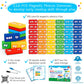 Simply Magic 122 PCS Magnetic Phonics Dominoes - Blends and Digraphs, Phonics Games for Kids, Phonics Manipulatives, Phonics Magnetic Letter Tiles