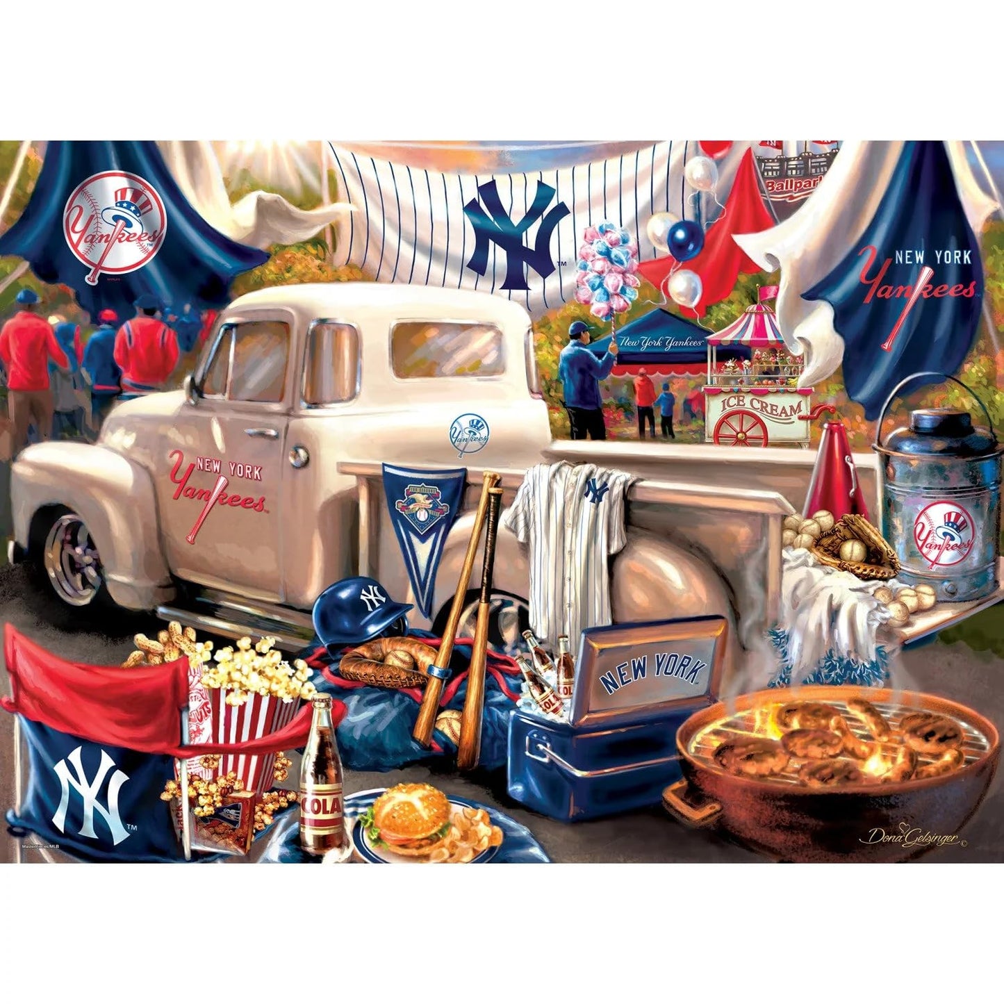 MasterPieces 1000 Piece Jigsaw Puzzle for Adults - MLB New York Yankees Gameday - 19.25"x26.75"