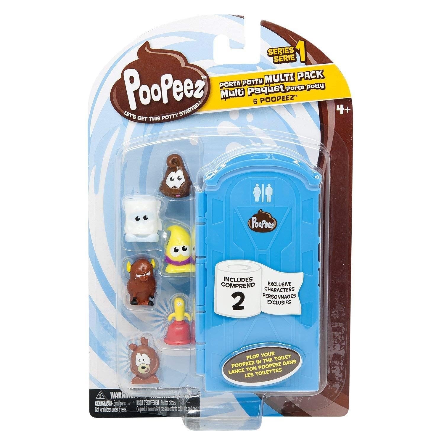 Basic Fun Inc Poopeez Porta Potty Multi Pack