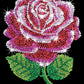 Sequin Art Blue, Red Rose, Sparkling Arts and Crafts Picture Kit, Creative Crafts