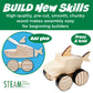 Creativity for Kids Buildeez! Easy Wooden Model Set: Monster Shark Truck, Chomper - Arts and Crafts for Kids, STEM Kids Building Kit, Monster Truck