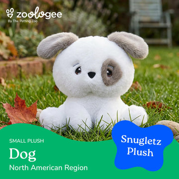 The Petting Zoo Dog Stuffed Animal Plushie, Gifts for Kids, Snugletz Zoologee Plush Toy, 7 in