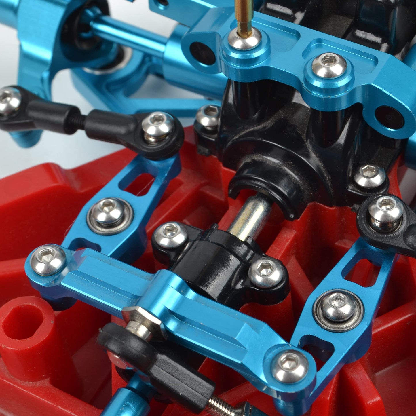 Aluminum Ball Bearing Crank Steering Set for Tamiya TT-02 TT-02D TT-02E