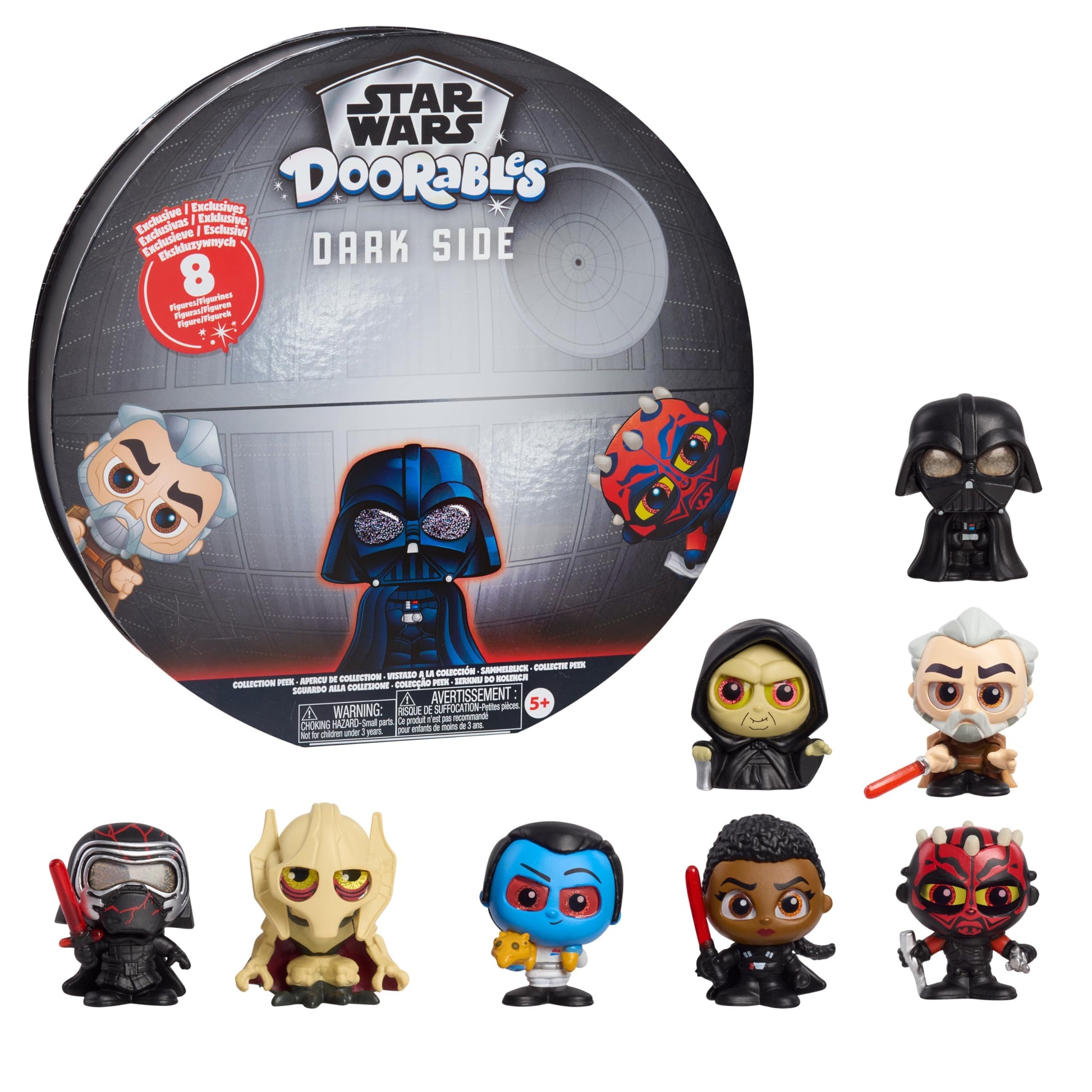 STAR WARS Doorables Dark Side Collection Peek, Collectible Figures, Amazon Exclusive, Toy for Teens, Adults, Boys, Girls, Kids, Ages 5 and Up, Kids