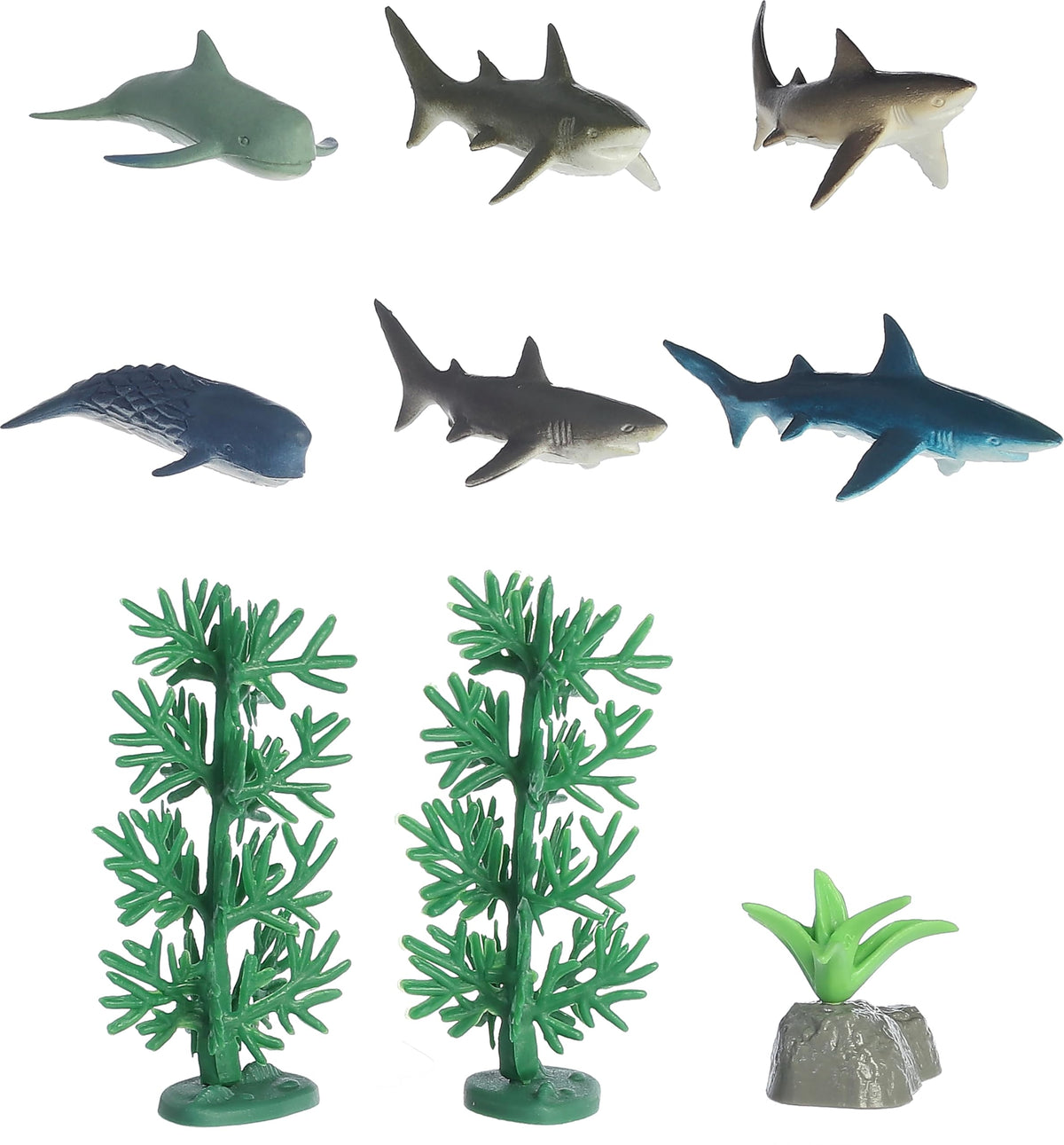 Aurora® Toys Timeless Habitat™ Mini Ocean Play Figures Toy - Imaginative Play - Unplugged Play - Multicolor 6 Inches