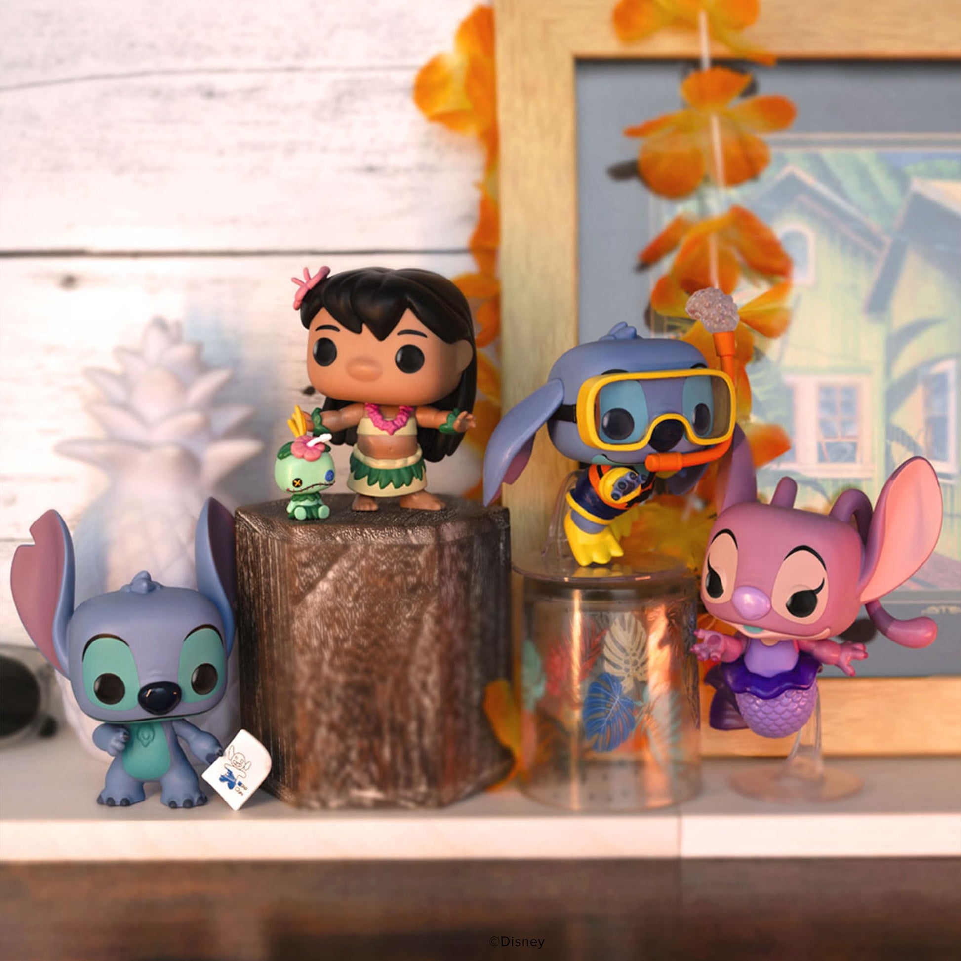 Funko Pop! Disney: Lilo & Stitch - Stitch with Mood Chart - 1/6 Odds for Rare Chase Variant - Collectable Vinyl Figure - Gift Idea - Official