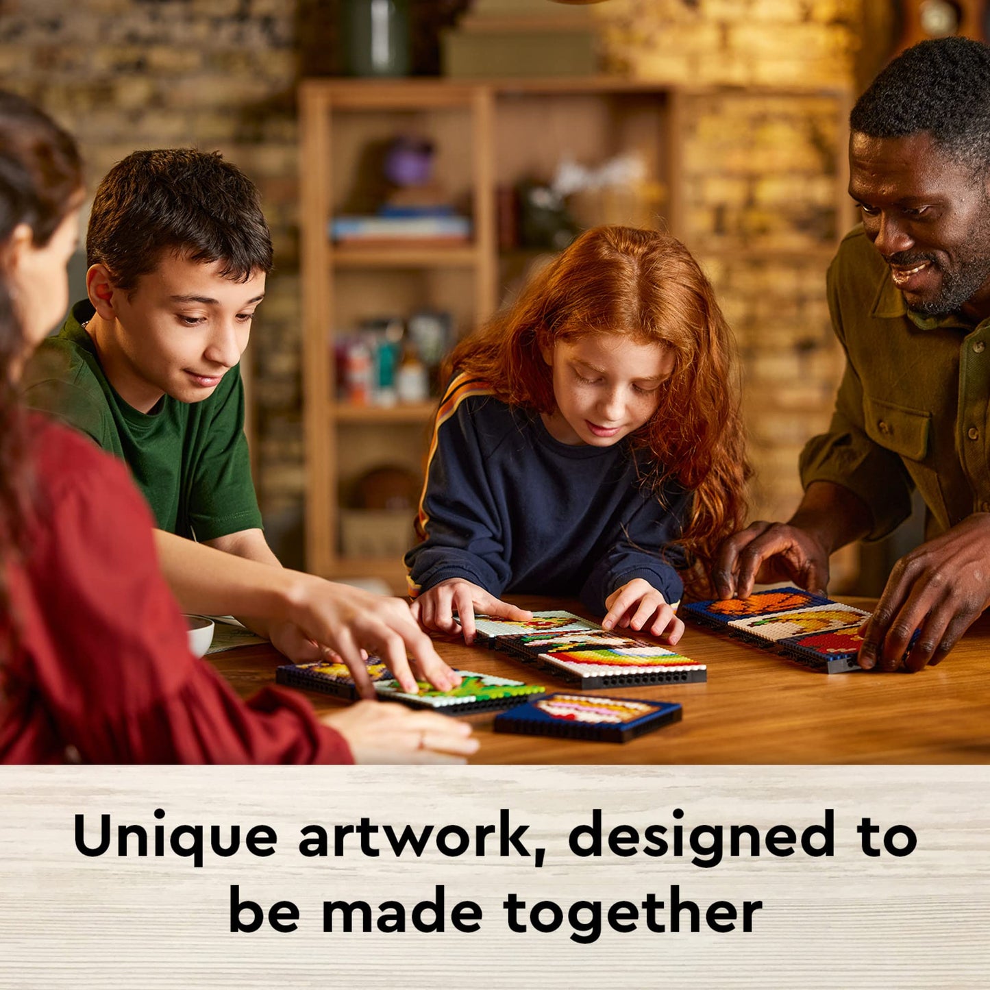 LEGO Art: Art Project - Create Together 21226 Building Kit; A Great Creative Opportunity to Make Fun Wall Art (4,138 Pieces)