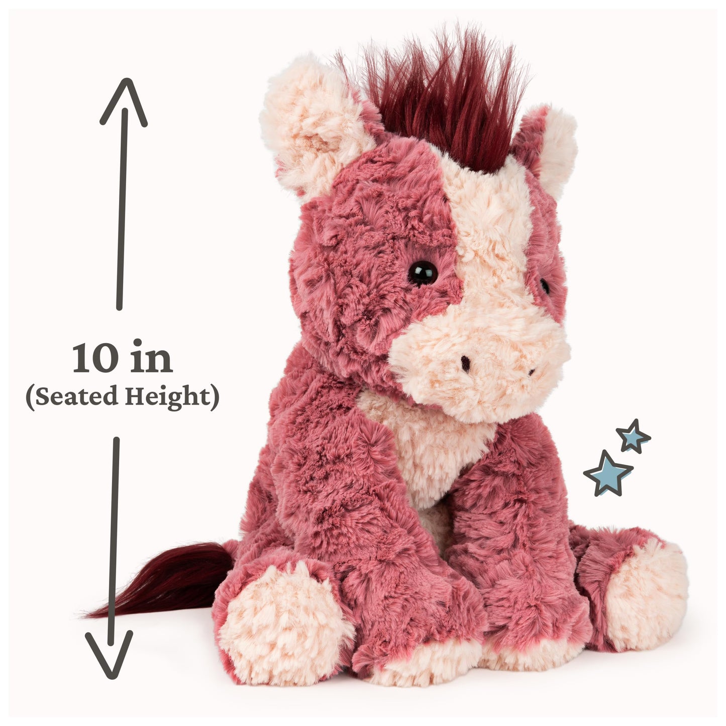 GUND Cozys Collection Horse 10-Inch Stuffed Animal Sensory Toy for Ages 0+