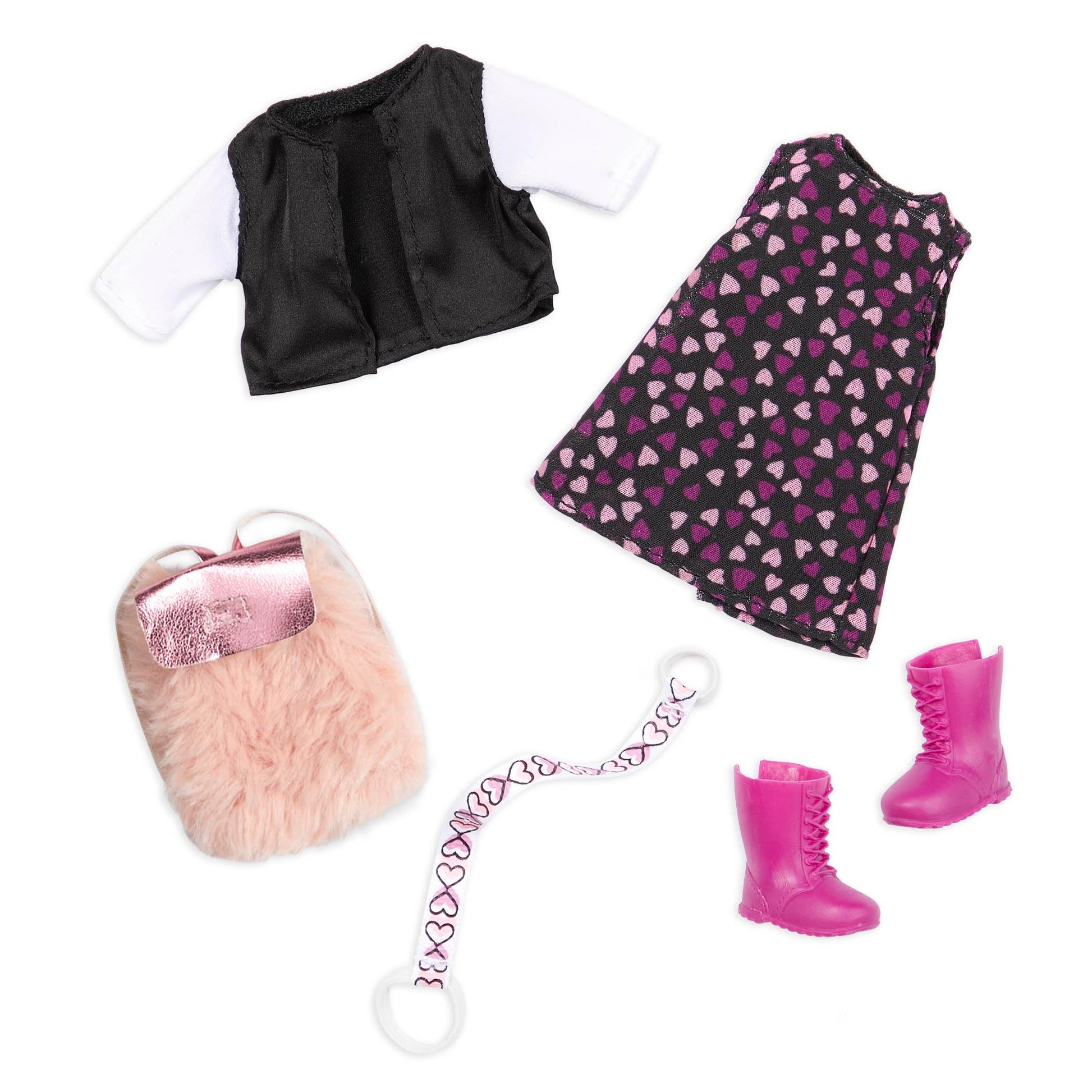 Lori - Mini Doll & Toy Dog - 6-Inch Doll & Puppy - Play Set with Outfit, Animal & Accessories - Playset for Kids - 3+ Years- Gia & Gunner