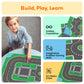 PicassoTiles Building Brick 10"x10" Large Road Baseplates City Street Traffic Parking Themed Roadway Foundation Plates Block STEM Construction Set