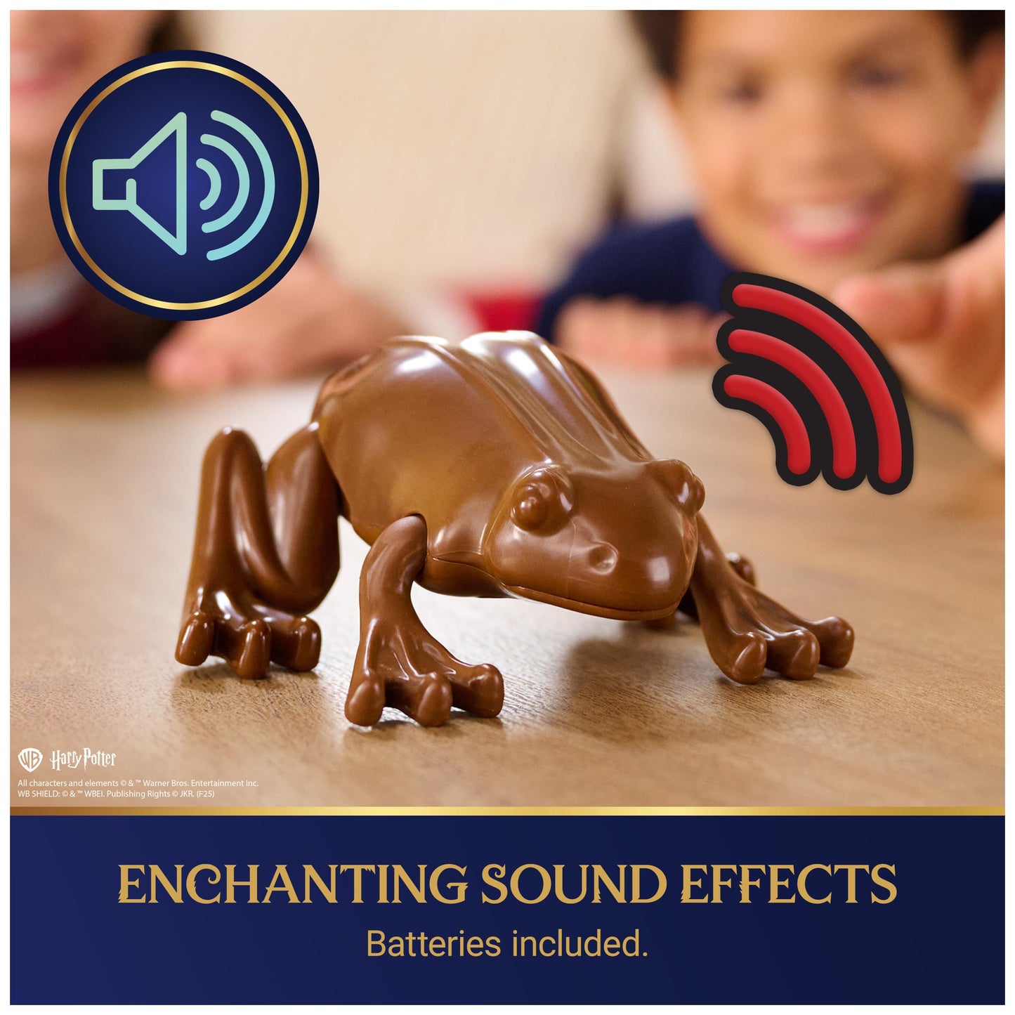 Wizarding World Harry Potter, Interactive Chocolate Frog Toy, Jumps & Leaps with Sound Effects, Kids Toys for Girls & Boys Ages 6 and up
