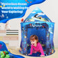KIRKJUFELL Premium Under The Sea Kids Tent, Ocean Mermaid Play Tent for Kids as Gifts, Pop Up Princess Castle for Boys & Girls as Chirldren Playhouse