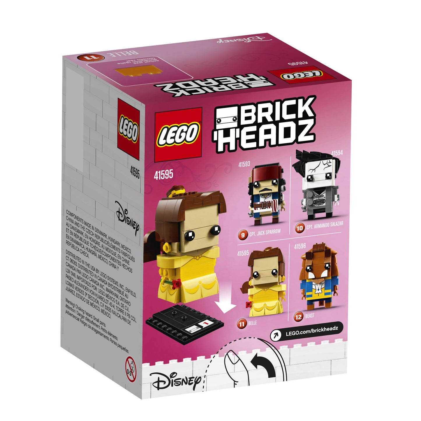 LEGO BrickHeadz Belle 41595 Building Kit