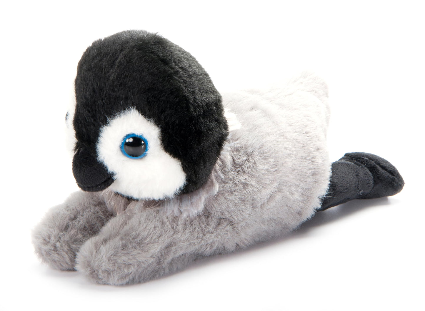 The Petting Zoo Penguin Chick Stuffed Animal Plushie Slap Bracelet, Gifts for Kids, Slapstix Wildlife Animals, Grey Penguin Chick Plush Toy, 9 inches