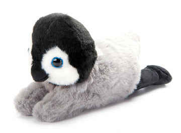 The Petting Zoo Penguin Chick Stuffed Animal Plushie Slap Bracelet, Gifts for Kids, Slapstix Wildlife Animals, Grey Penguin Chick Plush Toy, 9 inches