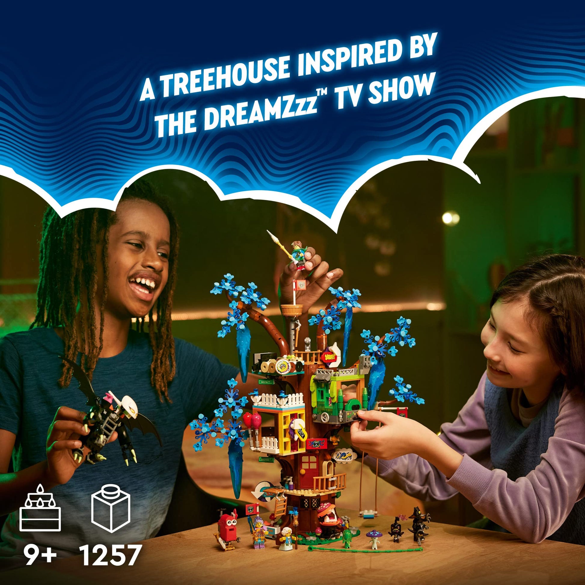 Lego DREAMZzz Fantastical Tree House 71461 Features 3 Detailed Rooms, Building Toy for Kids Ages 9+ with Big Imaginations, Includes Mrs. Castillo,