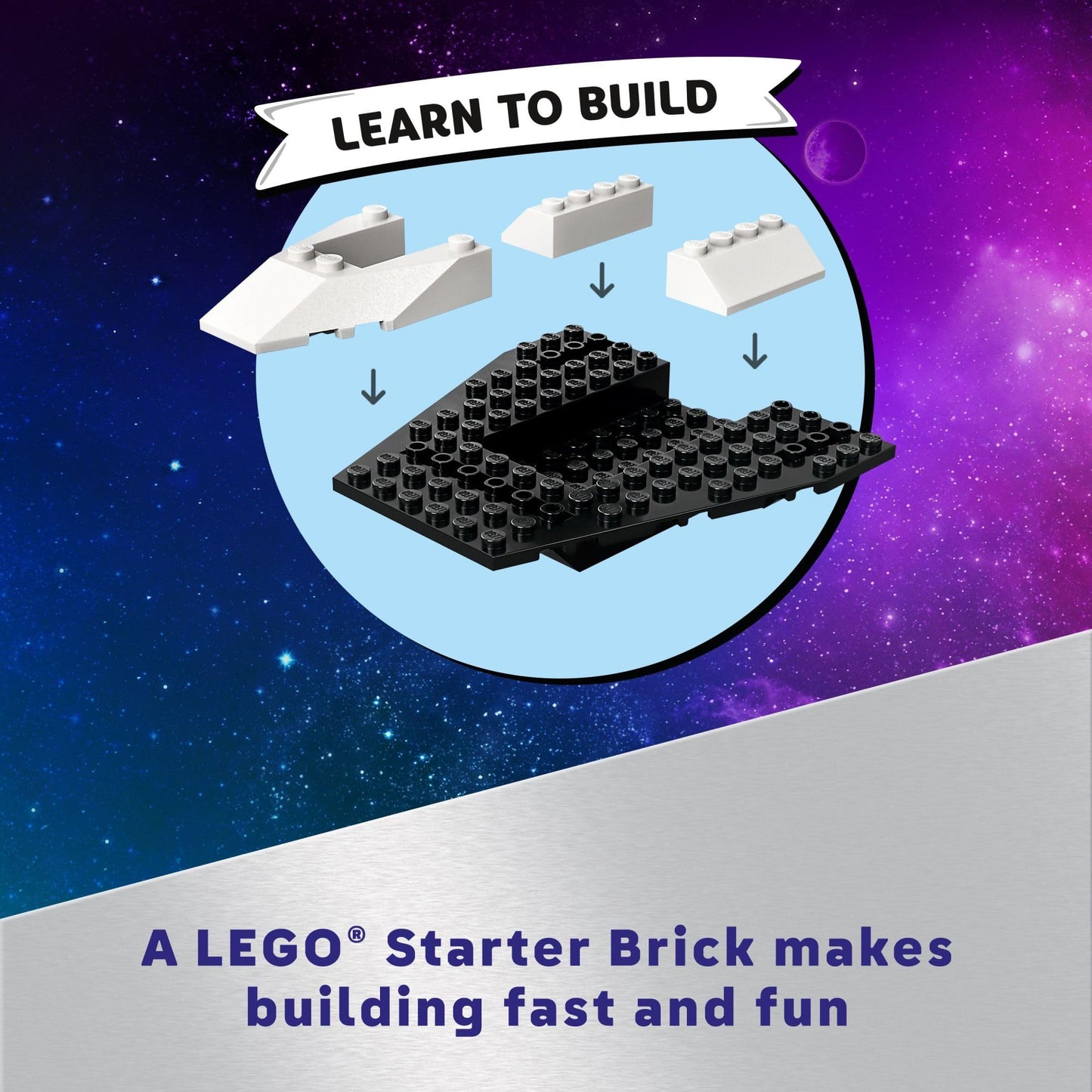 LEGO City Spaceship and Asteroid Discovery Toy Building Set, Gift for Kids Ages 4 Years Old and Up who Love Pretend Play, Includes 2 Space Crew