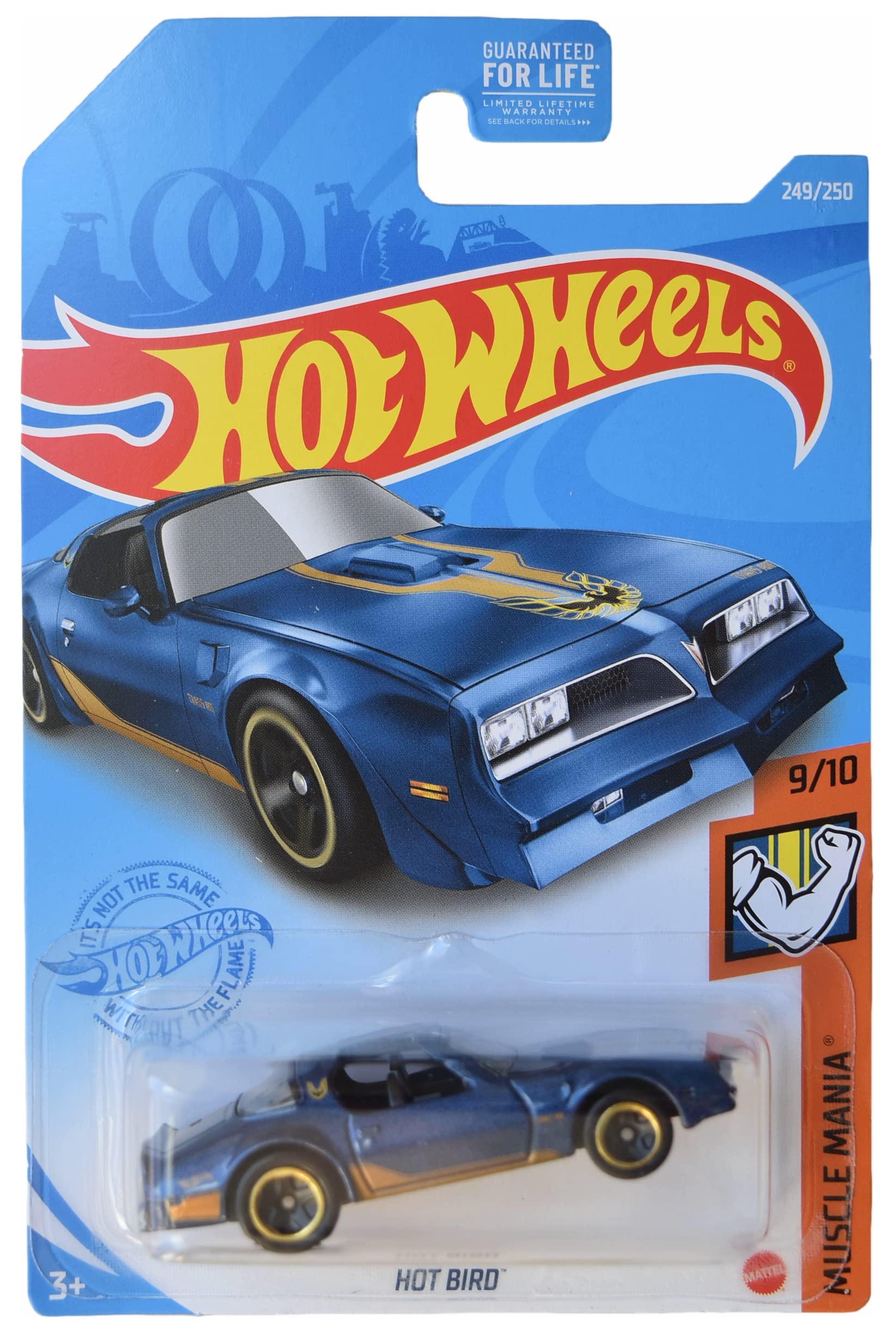 Hot Wheels Hot Bird, [blue] 249/250 Muscle Mania 9/10