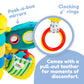 Lamaze Clip On Car Seat and Stroller Toy - Freddie the Firefly - Includes Lady Bug Teether - High Contrast Sensory Crinkle Toys for Babies - Infant