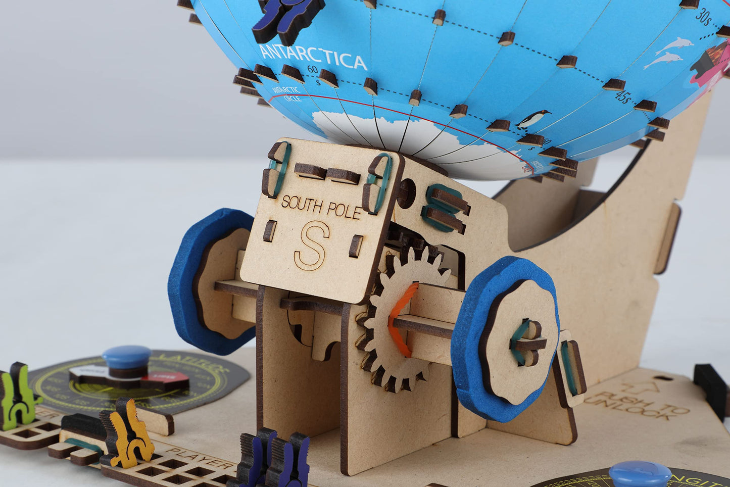 Smartivity Globe Explorer Wooden Model Engineering STEM Learning Toy for Kids Ages 8 and Up