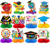 Preschool Graduations Decorations Class of 2026: 12pcs Preschool Graduation Honeycomb Centerpieces Kindergarden Graduation Table Decorations