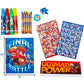 Sonic The Hedgehog Art Set for Kids, Toddlers - 30 Pc Bundle with Sonic Coloring Sketchpad, Stickers, Crayons, More | Sonic Drawing Pad Activity Kit