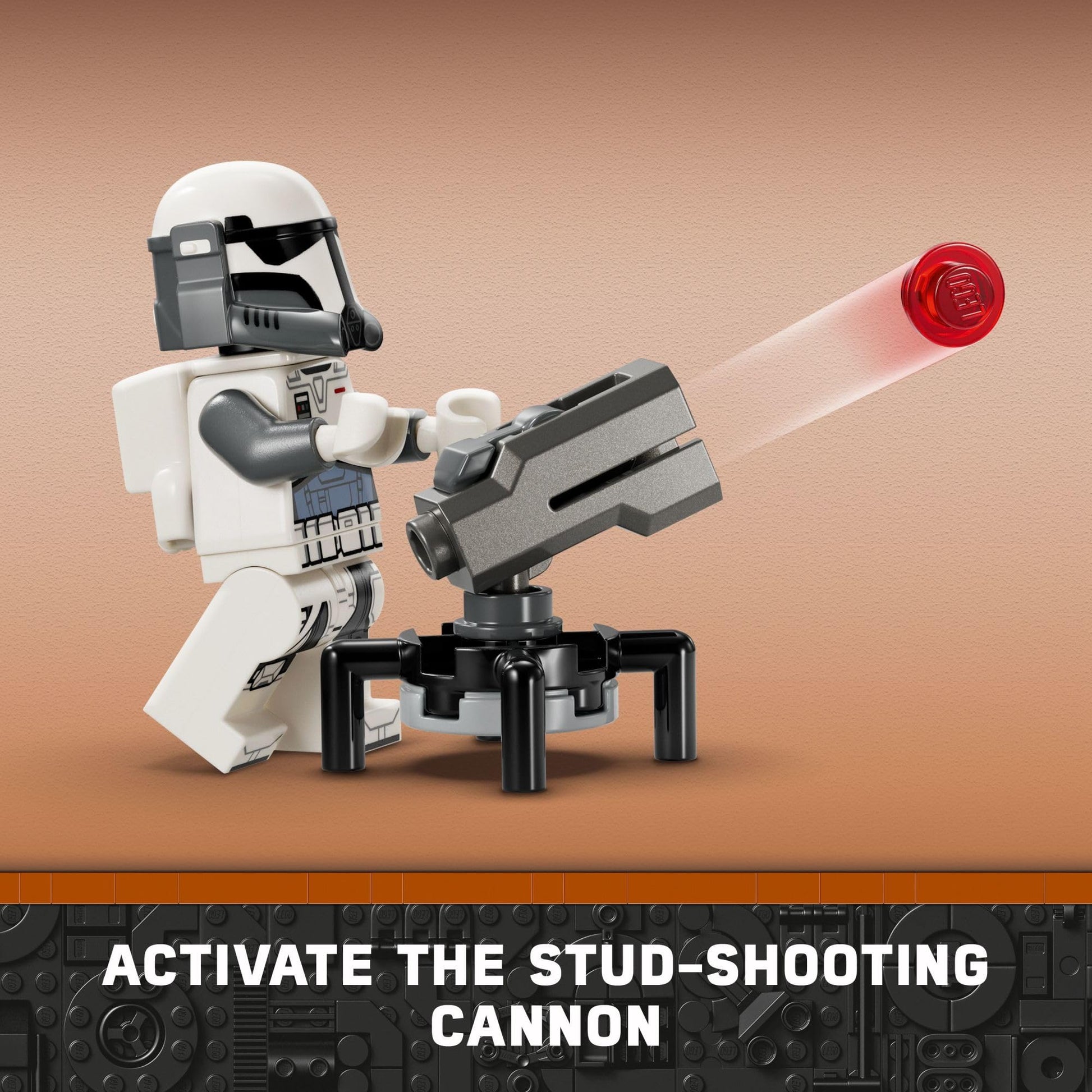 LEGO Star Wars: The Mandalorian Ambush on Mandalore Battle Pack, Building Toy with 4 Star Wars Minifigures, Collectible Brick Built Playset, Star Wars