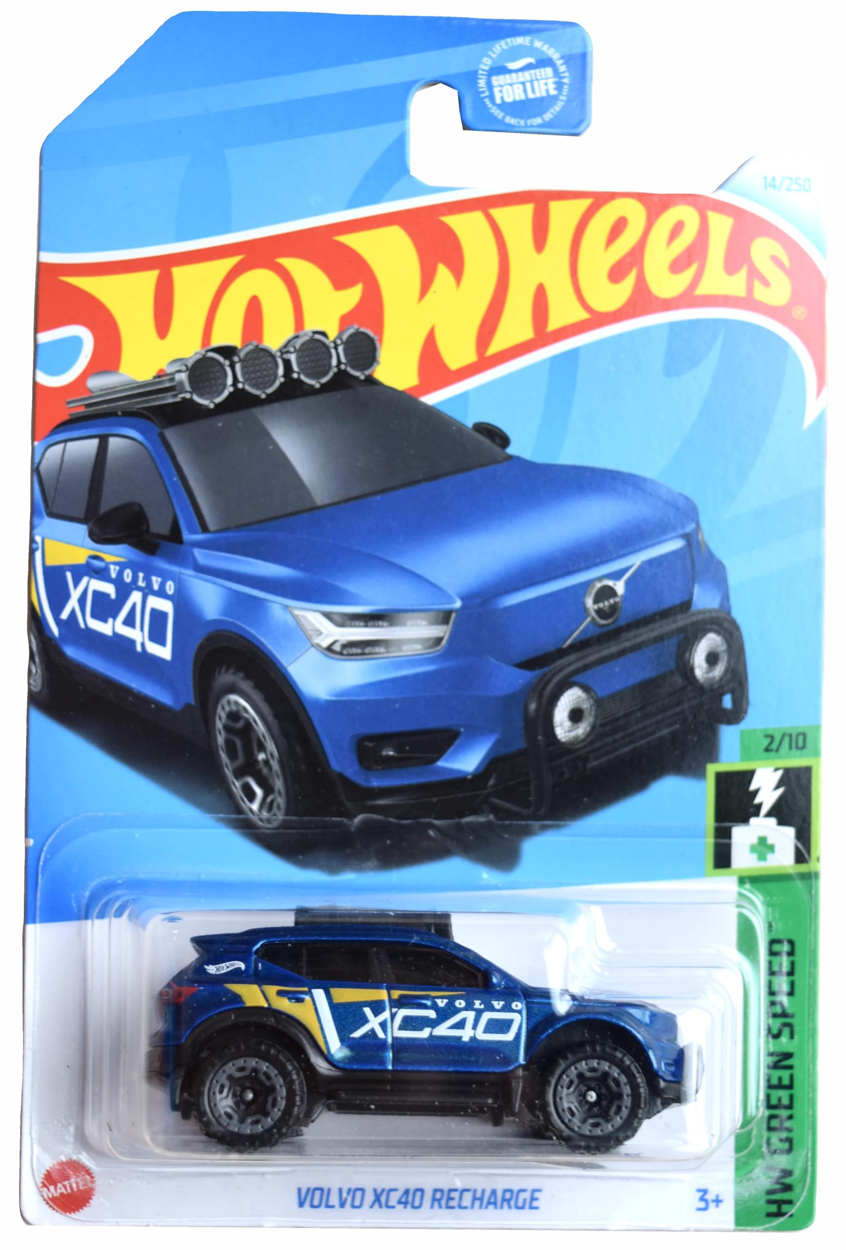 Hot Wheels Volvo XC40 Recharge, HW Green Speed 2/10 [Blue] 14/250