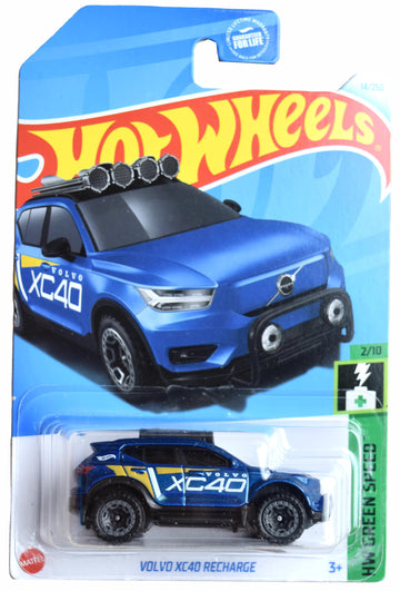Hot Wheels Volvo XC40 Recharge, HW Green Speed 2/10 [Blue] 14/250
