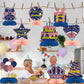 9PCS Blue Rose Gold Happy Birthday Decorations Honeycomb Centerpieces Happy Birthday Table Centerpieces Party Supplies 15th 16th 18th 21st 30th 40th