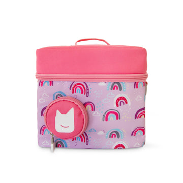 Tonies Listen & Go Travel Bag - Secure Protection for your Toniebox, Headphones, Charging Station, and 7 Characters - Over the Rainbow