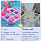 Utook Flamingo 2-in-1 Pool Game - Giant Tic Tac Toe Pool Toy -Thickened Leak-Proof PVC, Tic Tac Toe + Ring Toss Outdoor Water Toys for Toddlers Kids