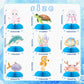 Ocean Animal Table Honeycomb Centerpieces, Happy Birthday Party Decorations